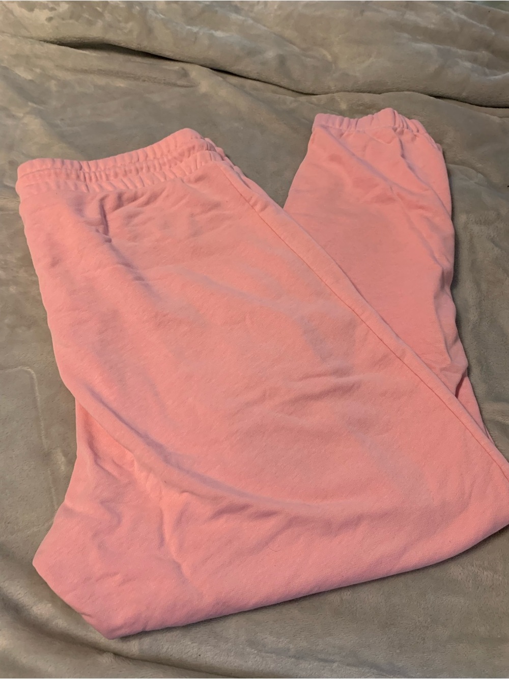 Pink Elastic-Waist Sweatpants Adidas 1x